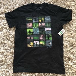 Ring of fire NWT black graphic t shirt in L